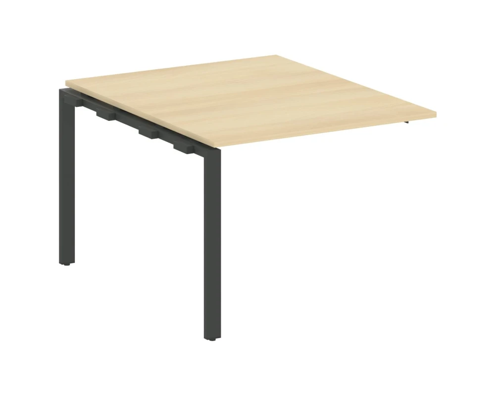 Проходной наборный элемент переговорного стола на П-образном м/к 100x123,5x75 Метал Систем / Metal System