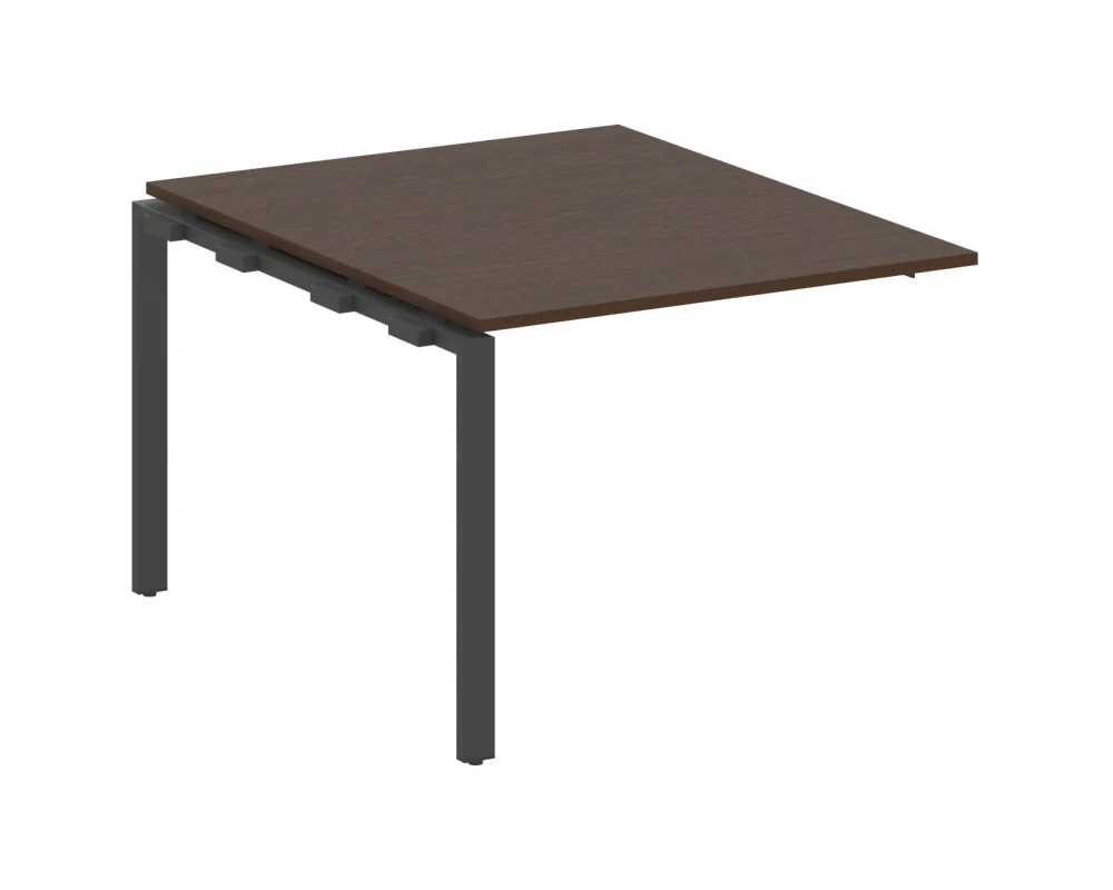 Проходной наборный элемент переговорного стола на П-образном м/к 100x123,5x75 Метал Систем / Metal System