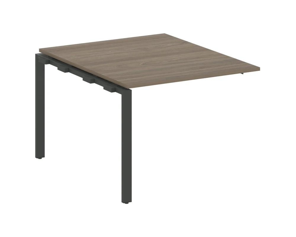 Проходной наборный элемент переговорного стола на П-образном м/к 100x123,5x75 Метал Систем / Metal System