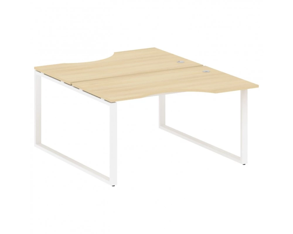 Рабочая станция криволинейная на О-образном м/к 140x183,5x75 Metal System