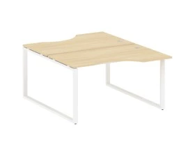 Рабочая станция криволинейная на О-образном м/к 140x183,5x75 Metal System images