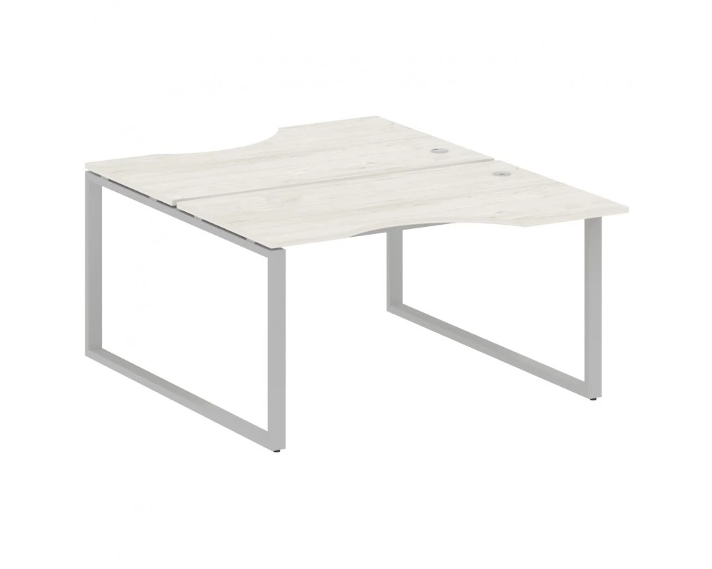 Рабочая станция криволинейная на О-образном м/к 140x183,5x75 Metal System