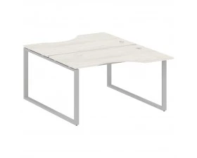 Рабочая станция криволинейная на О-образном м/к 140x183,5x75 Metal System images