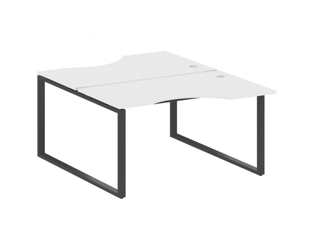 Рабочая станция криволинейная на О-образном м/к 140x183,5x75 Metal System