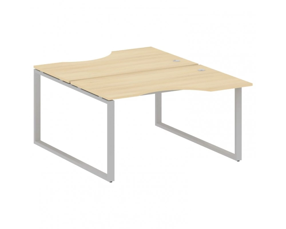 Рабочая станция криволинейная на О-образном м/к 140x183,5x75 Metal System