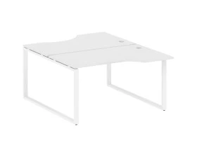 Рабочая станция криволинейная на О-образном м/к 140x183,5x75 Metal System images