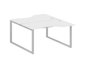 Рабочая станция криволинейная на О-образном м/к 140x183,5x75 Metal System images