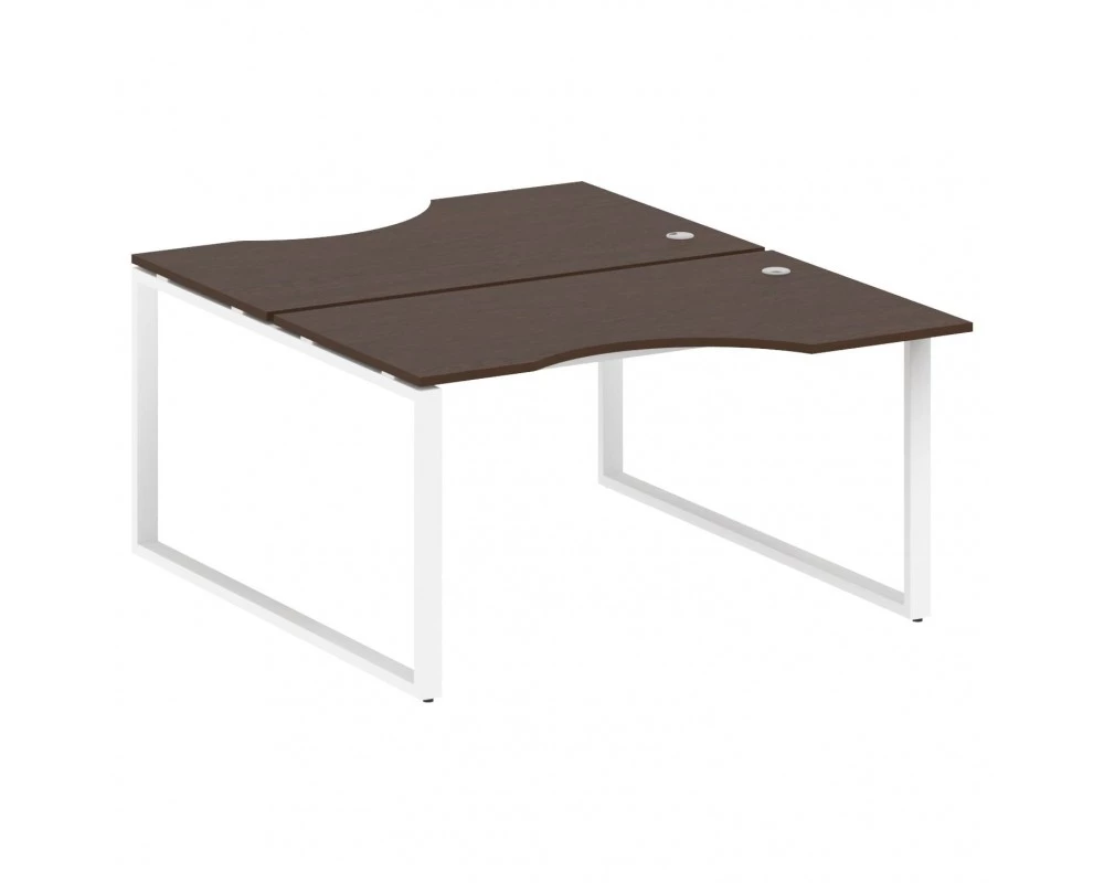 Рабочая станция криволинейная на О-образном м/к 140x183,5x75 Metal System