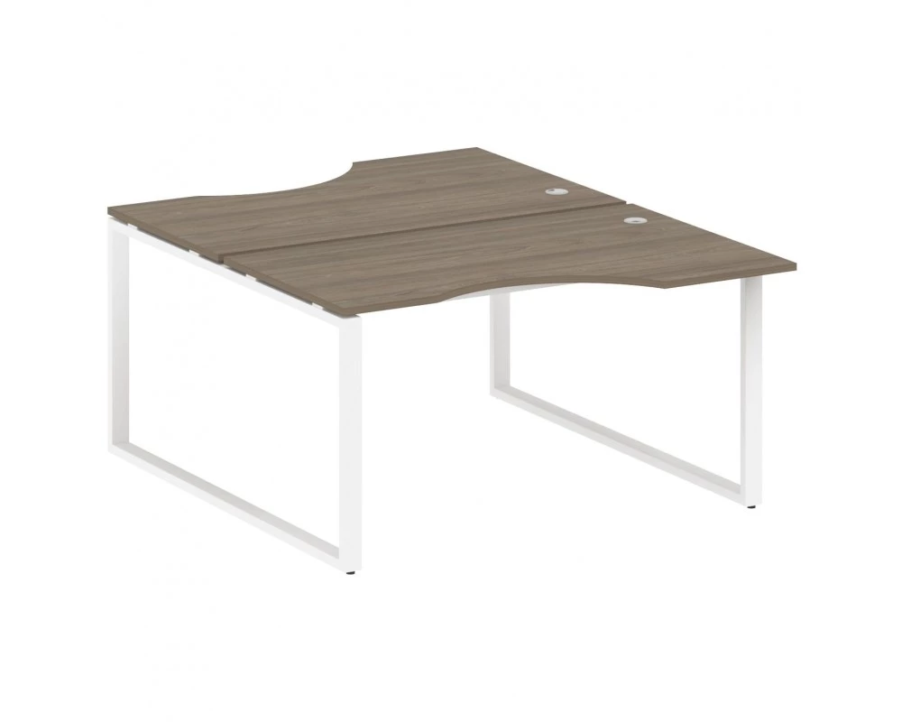 Рабочая станция криволинейная на О-образном м/к 140x183,5x75 Metal System