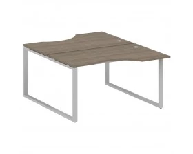 Рабочая станция криволинейная на О-образном м/к 140x183,5x75 Metal System images