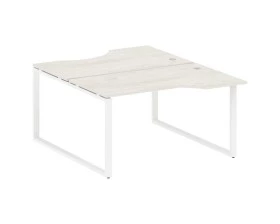 Рабочая станция криволинейная на О-образном м/к 140x183,5x75 Metal System images