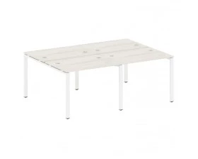 Рабочая станция на 4 раб.места на П-образном м/к 200x147,5x75 Metal System images