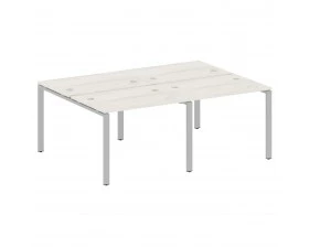 Рабочая станция на 4 раб.места на П-образном м/к 200x147,5x75 Metal System images