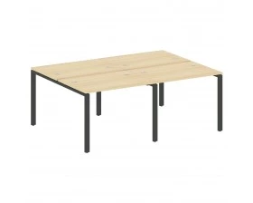 Рабочая станция на 4 раб.места на П-образном м/к 200x147,5x75 Metal System images