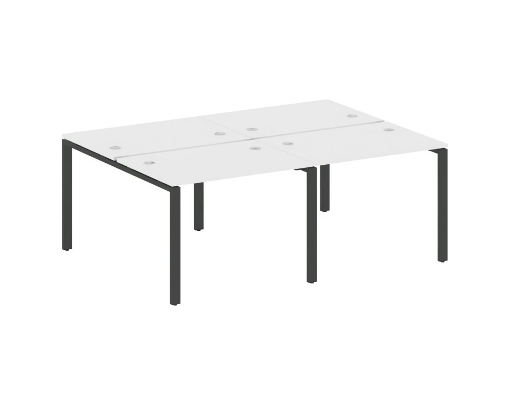 Рабочая станция на 4 раб.места на П-образном м/к 200x147,5x75 Metal System