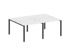 Рабочая станция на 4 раб.места на П-образном м/к 200x147,5x75 Metal System images