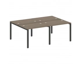 Рабочая станция на 4 раб.места на П-образном м/к 200x147,5x75 Metal System images