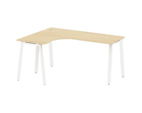 Стол криволинейный левый на А-образном м/к 160x120x75 Метал Систем / Metal System images