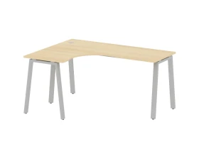 Стол криволинейный левый на А-образном м/к 160x120x75 Метал Систем / Metal System images