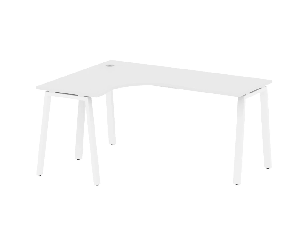 Стол криволинейный левый на А-образном м/к 160x120x75 Метал Систем / Metal System