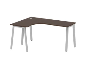 Стол криволинейный левый на А-образном м/к 160x120x75 Метал Систем / Metal System images