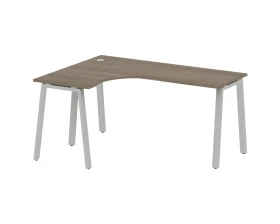 Стол криволинейный левый на А-образном м/к 160x120x75 Метал Систем / Metal System images