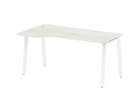 Стол криволинейный левый на А-образном м/к 160x90x75 Метал Систем / Metal System images