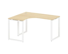 Стол криволинейный левый на О-образном м/к 140x120x75 Метал Систем / Metal System images