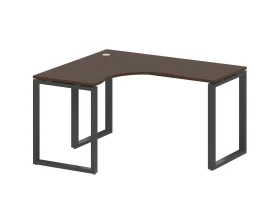 Стол криволинейный левый на О-образном м/к 140x120x75 Метал Систем / Metal System images