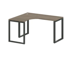 Стол криволинейный левый на О-образном м/к 140x120x75 Метал Систем / Metal System images