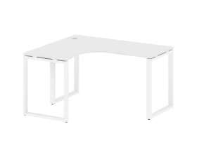 Стол криволинейный левый на О-образном м/к 140x120x75 Метал Систем / Metal System images