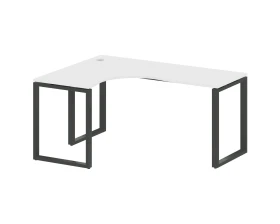 Стол криволинейный левый на О-образном м/к 160x120x75 Метал Систем / Metal System images