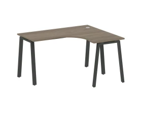 Стол офисный угловой правый на А-образном м/к 140x120x75 Метал Систем / Metal System images