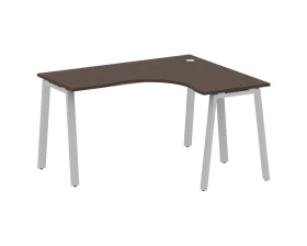 Стол офисный угловой правый на А-образном м/к 140x120x75 Метал Систем / Metal System images