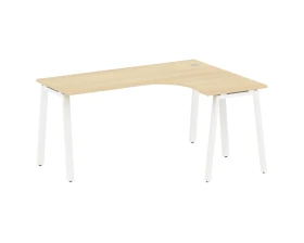 Стол криволинейный правый на А-образном м/к 160x120x75 Метал Систем / Metal System images