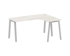 Стол криволинейный правый на А-образном м/к 160x120x75 Метал Систем / Metal System images
