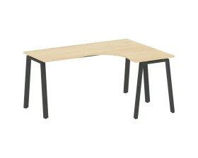 Стол криволинейный правый на А-образном м/к 160x120x75 Метал Систем / Metal System images