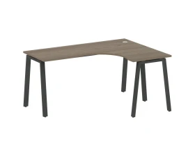 Стол криволинейный правый на А-образном м/к 160x120x75 Метал Систем / Metal System images