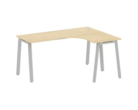 Стол криволинейный правый на А-образном м/к 160x120x75 Метал Систем / Metal System images