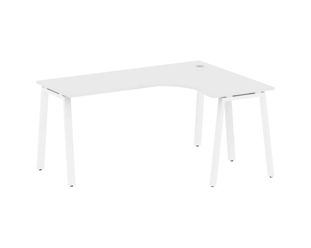 Стол криволинейный правый на А-образном м/к 160x120x75 Метал Систем / Metal System