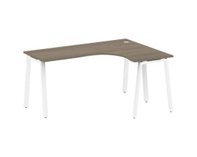 Стол криволинейный правый на А-образном м/к 160x120x75 Метал Систем / Metal System images