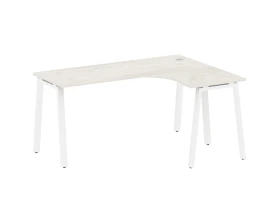 Стол криволинейный правый на А-образном м/к 160x120x75 Метал Систем / Metal System images