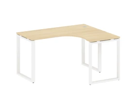 Стол офисный угловой правый на О-образном м/к 140x120x75 Метал Систем / Metal System images