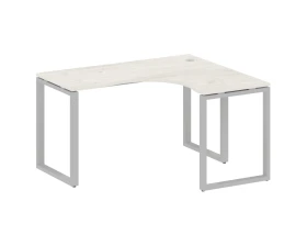 Стол офисный угловой правый на О-образном м/к 140x120x75 Метал Систем / Metal System images