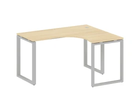 Стол офисный угловой правый на О-образном м/к 140x120x75 Метал Систем / Metal System images