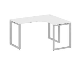 Стол офисный угловой правый на О-образном м/к 140x120x75 Метал Систем / Metal System images
