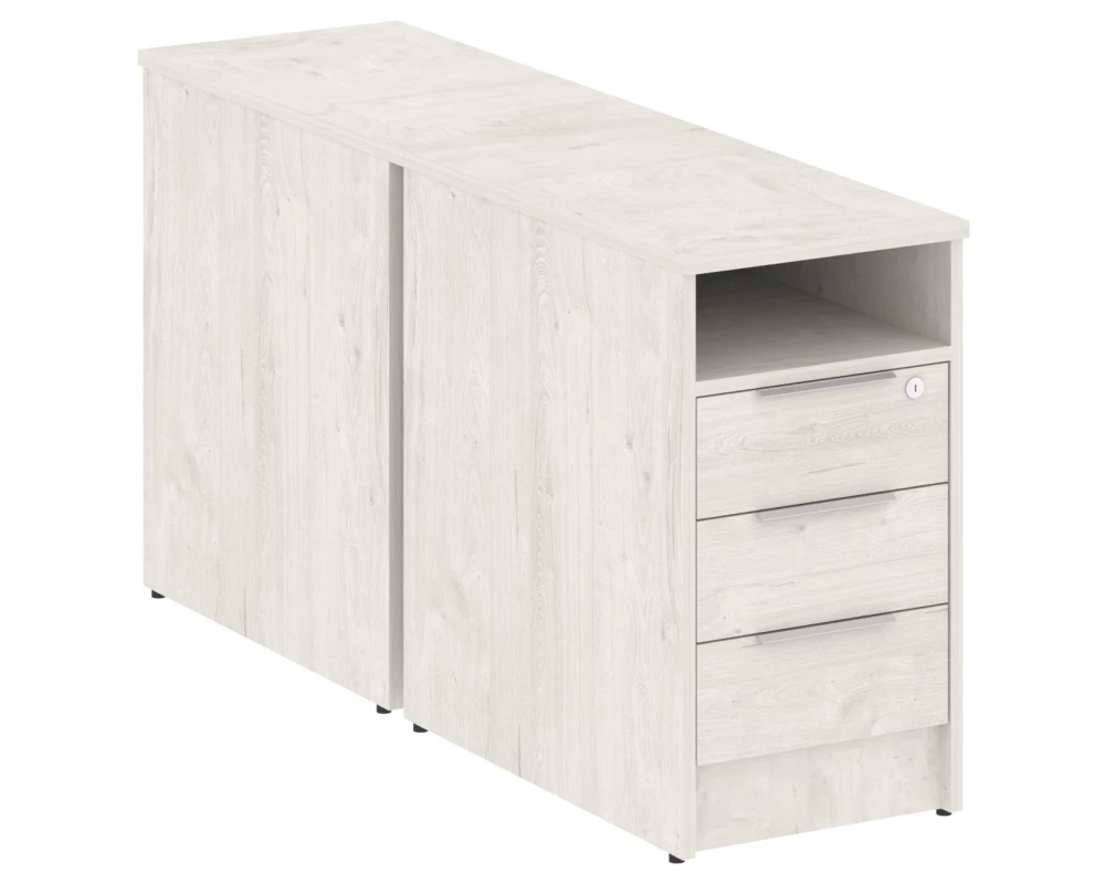 Тумба приставная двойная (может являться опорным элементом) 41,2x147,5x75 Metal System