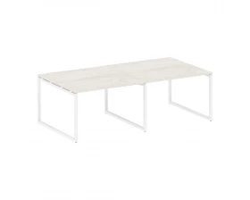 Перег. стол (2 столешницы) на О-образном м/к 2400x1235x750 Metal System Quattro 4x4 images