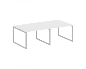 Перег. стол (2 столешницы) на О-образном м/к 2400x1235x750 Metal System Quattro 4x4 images