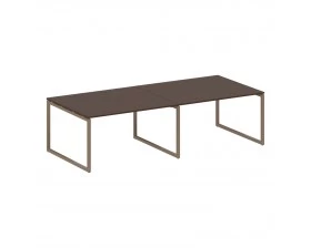 Перег. стол (2 столешницы) на О-образном м/к 2800x1235x750 Metal System Quattro 4x4 images